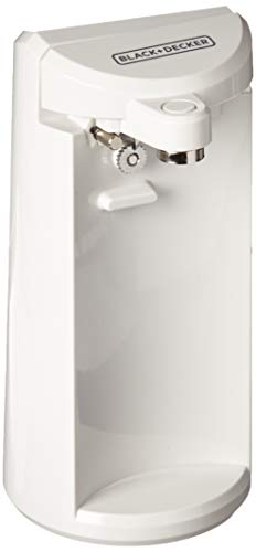 Black + & decker electric can opener - white