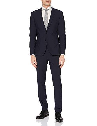 Preisvergleich Produktbild HUGO Mens Arti / Hesten204X Suit-Dress Set, Dark Blue (405), 90