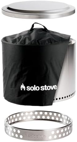 Solo Stove Bonfire Amazon Exclusive | Smokeless Fire Pit Bundle w...
