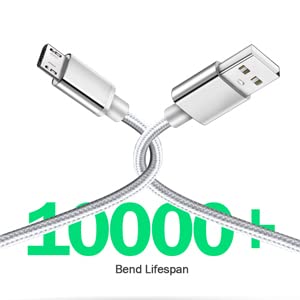 Kids Tablet Charger Cords 10Ft, 2Pack Android Fast Charging Cable Comaptible With Amazon Kindle Fire Hd 7 8 10(1-8Th Gen),Micro Type Samsung Tab A E S, Graphics Drawing Tablet And Ring Video Doorbell #TOP2