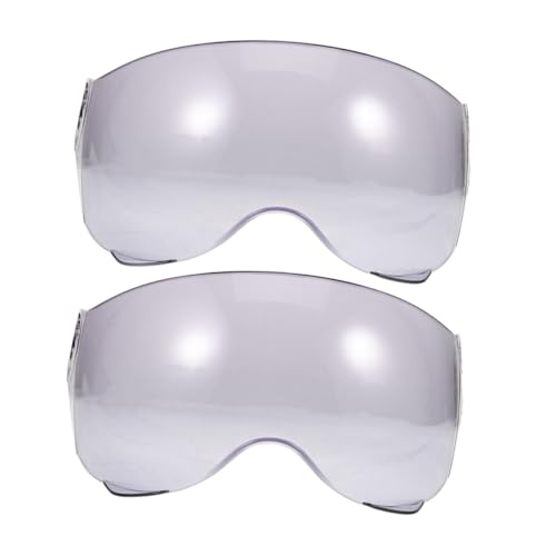 Visière de Casque de Moto POPETPOP contre Éblouissement et Rayures - Écran Clair pour Scooter