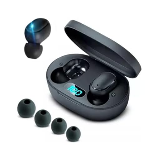 Fone de Ouvido Bluetooth Sem Fio Wireless 5.1 Duplo Com Visor, Premium Melhor Compra Mix®