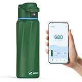BOOST Smart Water Bottle with Reminder & Tracker, Double Wall Vacuum Insulated Bottles Stainless Steel, 32oz BPA-Free Wide Mouth for School, Gym, Office, Ideal for Mother's Day