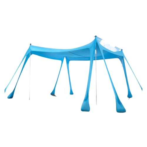3 * 3m Camping Sun Shelter Pop Up Beach Tent Outdoor Shade Canopy for Fishing Backyard Fun Or Picnics