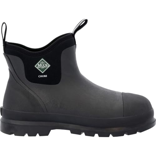 MUCK Chore Classic Men's Chelsea Boot, Black, Size 5(M)