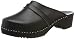 Marited Unisex-Adult Leather Wooden Clogs