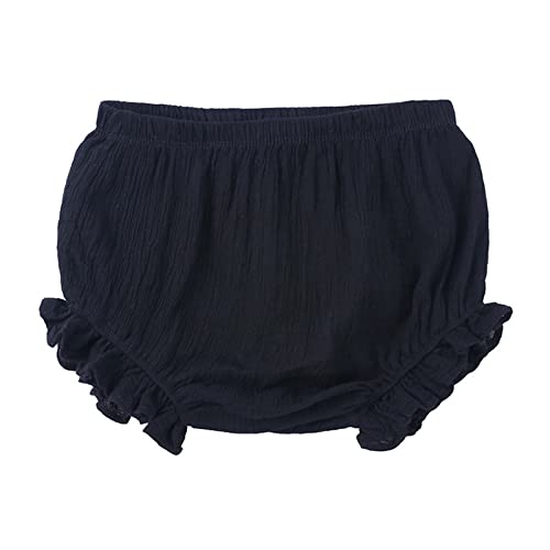 𝐃iaper 𝐂overs for Baby Girls Bloomers Cotton Linen Ruffle Bloomers for Newborn Infant Shorts Baby Underwear Cute