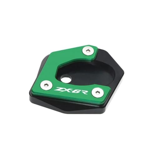 Béquille latérale Kawasaki ZX-6R plaque extension contre la chute