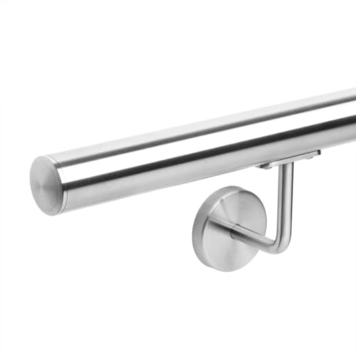 Pasamanos para escaleras de acero inoxidable exterior e interior con rosca FlowDrill 2