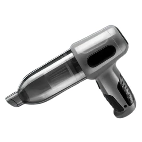 CCZRD Aspiradora De Coche 120000PA, Fuerte Succión, Accesorio Doble Propósito, Mini Soplador Inalámbrico Mano For Electrodomésticos Limpieza Fácil Rápida Diversos Escenarios(L3 Pro Grey)