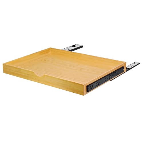 MinBoo Bamboo Pull Out Drawers for Cabinets 29" W x 21" D,Gliding Soft Close Shelves for Kitchen, Pantry, and Storage Organization,Pull Out Cabinet Drawer