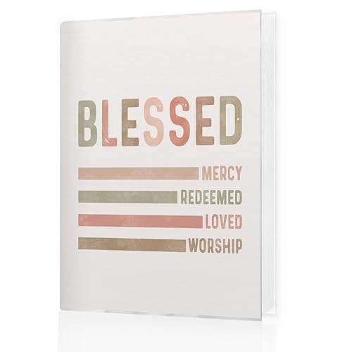 HUKINE Boho Christian Photo Album 4x6, Retro Bible Religious Small Photo Album Memory Book Keepsake with 18 Pockets Hold 36 Pictures for Family Baby Graduation Wedding Anniversary Travel Vacation