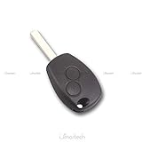 Material de alta calidad Carcasa para llave con mando a distancia de 2 botones, para Renault Clio, Modus, Twingo, Kangoo