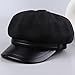 Busnos Newsboy Hats for Women and Men Beret Women's Hats & Caps Fall and Winter Womens Hat Black Ladies y2k Hat Women's Octagonal Newsboy Cap for Men Ladies Black Coraline Caps Fashion