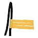 Leapiture Flag Football Belts Football Waist Belt Flag Polyester Waistband Flag Outdoor Sports Pulling Ribbon for Kids Youth Adult for Waist 22-43 (Yellow)