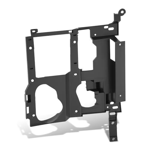 DNA MOTORING Headlight Bracket HeadLamp Mounting Bracket Panel Compatible with 99-02 Silverado 1500 2500/00-06 Suburban Tahoe Yukon XL Left Side HLBK-0003-L GM1221121 15798919