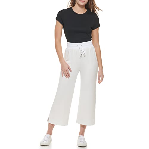 Calvin Klein Women's Washed French Terry Stretch Pants2