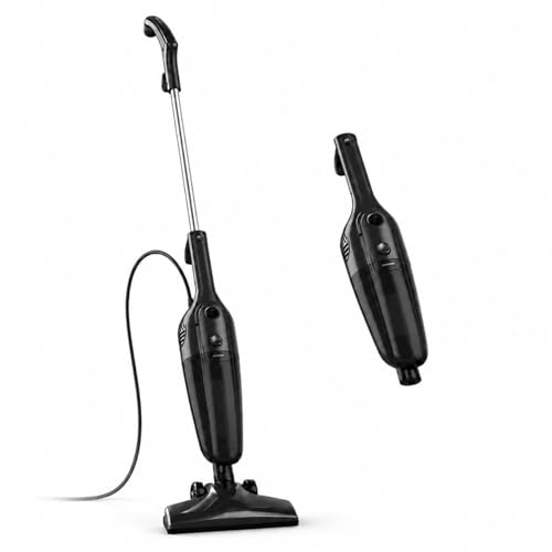 Image of FUNCCUBE Vacuum Cleaners for Home - Corded Stick Vacuum Cleaner, High Power Suction Vac for Pet Hair Carpet Hardwood Floor, Household Hand Lightweight Handheld Portable Car Vac, (Black)