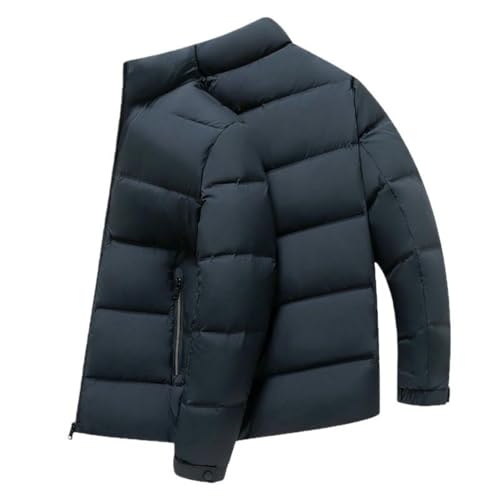 Manteau d'hiver pour homme résistant au froid avec col montant isolé
