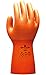 Showa Atlas 620 PVC Coated Heavy Duty Liquid & Chemical Resistant Gloves, Small, Orange