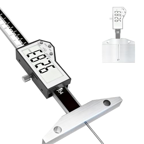 Jauge de profondeur numérique haute précision ±0.03mm avec grand écran LCD rétroéclairé