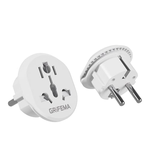 GRIFEMA Adaptador de Viaje Universal (Pack de 2),...