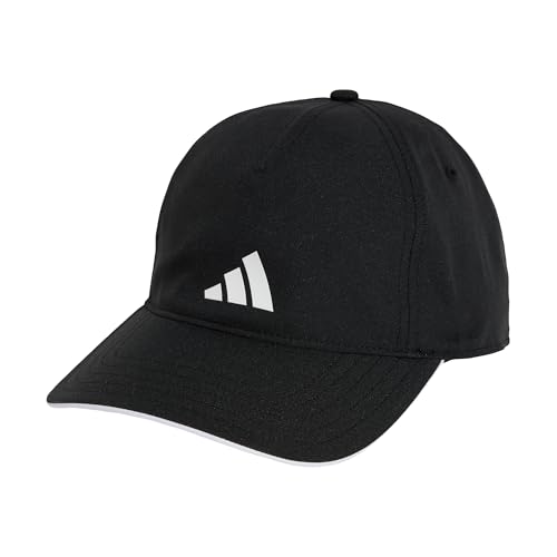 adidas Mixte Bball Aeroready Hat, Black/White/White, M-L