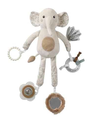 VERTBAUDET Peluche d'activités éléphant à suspendre BABYLON beige TU