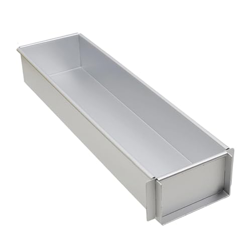 Molde De Tiramisú con Base Desmontable Molde Rectangular Aleación Aluminio Tarta Queso Bandeja Postre Horneado Fabricante Tiramisú