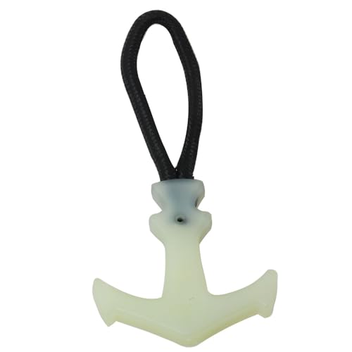 Image of HSCGIN 8PCS 42x44mm Outdoor Backpack Luminous Tail Cord Heavy Duty TPU Zip Puller Zip Extender T Shape Label Extension Cord Holder