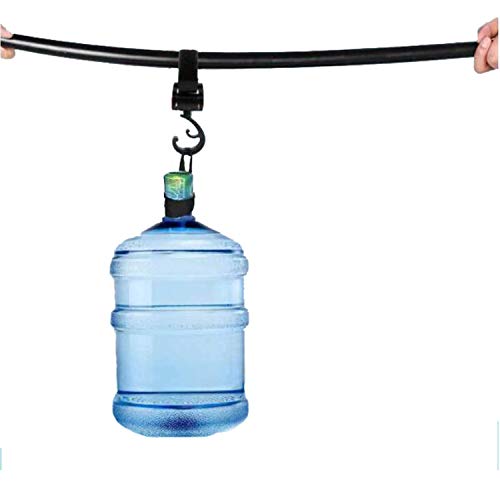 Ganchos para carrinho de bebê, mosquetão grande para organizador de carrinho de bebê, clipe de ganch