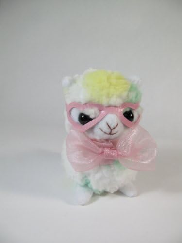 Llama Girly Rainbow Polka Dot 5plush by Alpaca