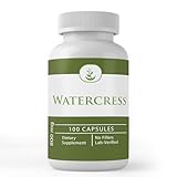 Pure Original Ingredients Watercress, (100 Capsules) Always Pure, No Additives Or Fillers, Lab Verified