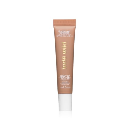 Image of indē wild Dewy Lip Balm | Hydrating & Plumping | Lasts 8+ hours | Nude & Non-Sticky | With Natural Desi Ghee, Peptides, Hyaluronic Acid & Shea Butter | Korean Formulation