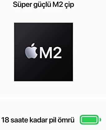 Apple M2 çipli MacBook Air laptop 13.6 inç Liquid Retina ekran, 16GB RAM, 256 GB SSD depolama, arkadan aydınlatmalı klavye, 1080p FaceTime HD kamera. iPhone ve iPad ile uyumlu;​​​​​​​ Uzay Grisi - Görsel 3