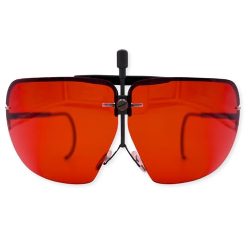 Myrò - Gafas de tiro y polígono deportivo modelo Roma con lentes de color rojo intercambiables de alto rendimiento fabricadas en Italia