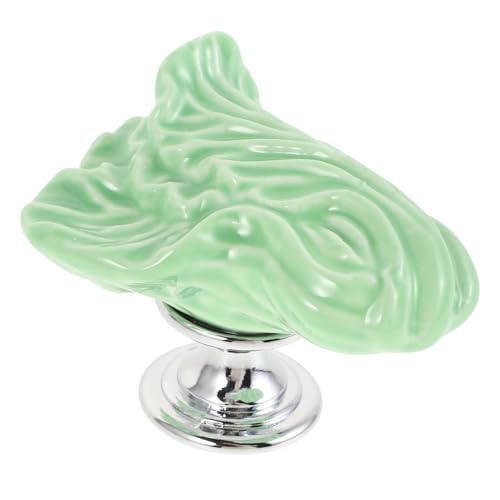 KONTONTY American Style Ceramic Knobs Cartoon Handle Cabinet Drawer Pulls Easy Install Vintage Motif for Boys and Girls' Room