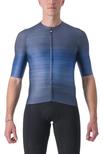 Image of CASTELLI 4523009-424 AERO Race 6.0 Jersey Men's T-Shirt Belgian Blue L