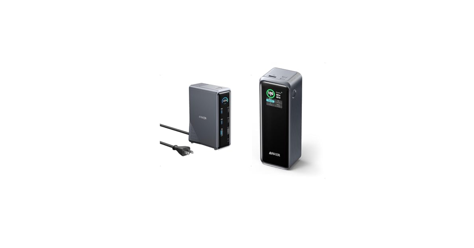 旅行用家電 Anker Prime Charging Station Amazon.com: Anker Prime Power Bank, 9,600mAh Battery Pack