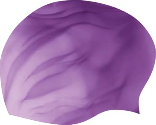 Nike Long Hair Silicone Swim Cap, Vivid Purple