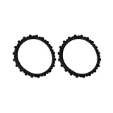4pc Wheel Skin Tire Leather Ring, Compatible With Roborock S50 S55 S51 S6 S4 S5 Max S6 MaxV S6 Pure S7 Q7 Q5 G10 Robot Vacuum Cleaner Spare Parts