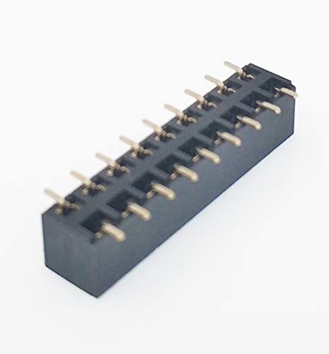 50 peças 2,54 mm SMT dupla fêmea cabeçalho SMT plástico altura 5 mm 2X5P 2X8P 2X9P 2X12P fileira dup