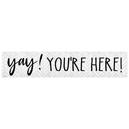 Teacher Created Resources Modern Farmhouse Yay! You’re Here! Banner (TCR8510)