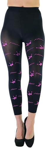 Image of ToBeInStyle Women's Opaque Ankle Long Nylon Footless Fun Tights Pantyhose