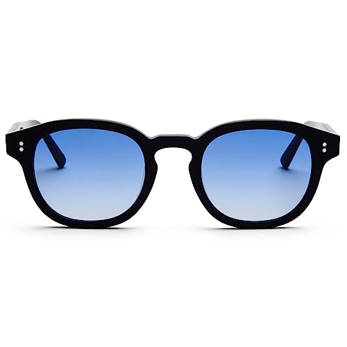 Messy Weekend BILLE Black Gradient Blue Men's Sunglasses Black Size 49