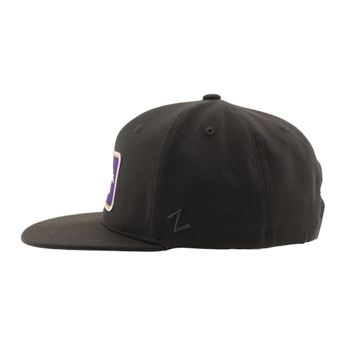 Gorra Snapback Oficial NCAA Z11 Brick Charcoal Gris miniatura 3