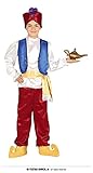 DISFRAZ DE PRINCIPE ARABE ALADIN., CONTIENE: GORRO, CAMISA CON CHALECO, FAJA Y PANTALON., DISPONIBLE EN TALLAS:, 5-6 AÑOS, 7-9 AÑOS, 10-12 AÑOS