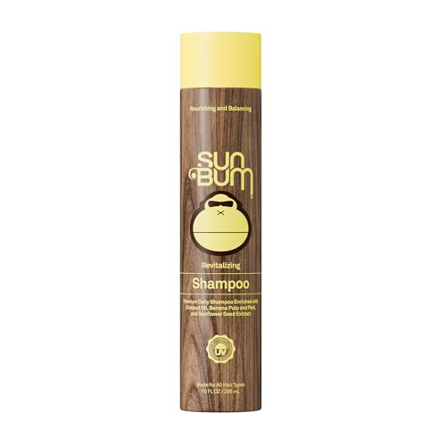 Sun Bum Revitalizing Shampoo - Hydrating and Restoring Hair - Gently Clean and Restore - UV Protecting - Vegan - Made Without Parabens - 10 oz