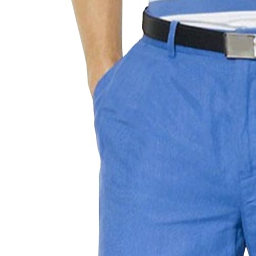 Shorts deportivos casuales para hombre azul talla 36 miniatura 4