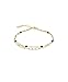 Lacoste Women's Deva Bracelet – Onyx Stone Beads with Twisted & Paperclip Chains – Semi-Precious Stones – Lobster Clasp – Jewelry Gift for Her